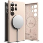 RINGKE SILICONE MAGNETIC MAGSAFE zaštita za Samsung GALAXY S24 ULTRA (PINK SAND)