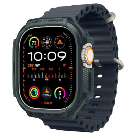 SPIGEN RUGGED ARMOR APPLE WATCH ULTRA 1 / 2 (49 mm) (ABYSS GREEN) - Slika 3