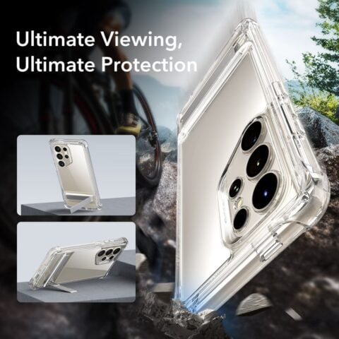 ESR ARMOR KICKSTAND zaštita za Samsung GALAXY S24 ULTRA (CLEAR) - Slika 4