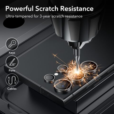 ESR CAMERA PROTECTOR zaštita kamere GALAXY S24 ULTRA (crna) - Slika 6