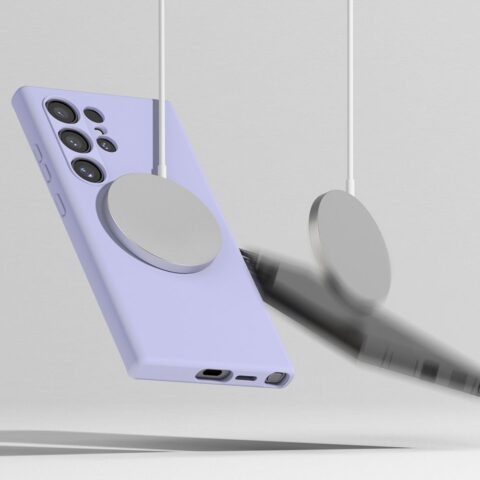 6 RINGKE SILICONE MAGNETIC MAGSAFE zaštita za Samsung GALAXY S24 (LAVENDER) - Slika 7