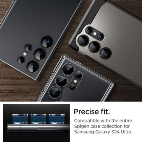 SPIGEN OPTIK.TR ”EZ FIT” CAMERA PROTECTOR 2 komada za Samsung S24 ULTRA - Slika 9