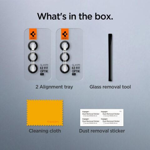 SPIGEN OPTIK.TR ”EZ FIT” CAMERA PROTECTOR 2 komada za Samsung S24+ PLUS - Slika 10