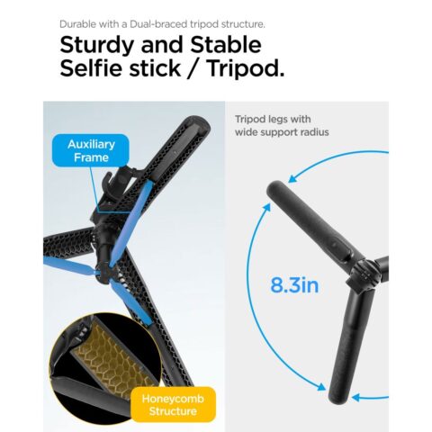 SPIGEN S560W BLUETOOTH SELFIE STICK i TRIPOD 2 u 1 - Slika 14