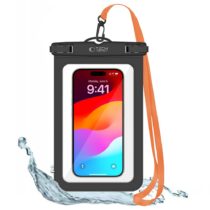TECH-PROTECT UWC9 vodootporna torbica 8.9" BLACK/ORANGE
