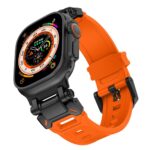 TECH-PROTECT DELTA PRO narukvica APPLE WATCH 4 / 5 / 6 / 7 / 8 / 9 / SE / ULTRA 1 / 2 (42 / 44 / 45 / 49 mm) ORANGE/BLACK - Slika 2