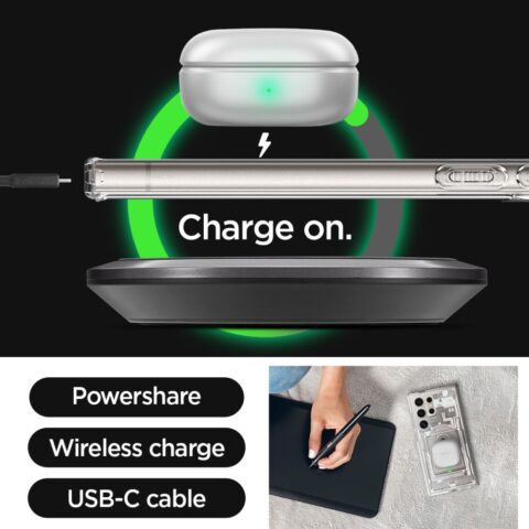 SPIGEN ULTRA HYBRID zaštita za Samsung GALAXY S24 ULTRA ZERO ONE (NATURAL TITANIUM) - Slika 3