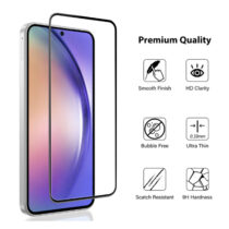 Samsung Galaxy A55 kaljeno staklo HQ 3D sa crnim rubom