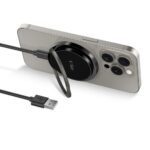 TECH-PROTECT QI15W-A33 MAGNETIC MAGSAFE bežični punjač (crni) - Slika 6