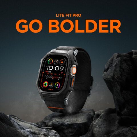 10 SPIGEN LITE FIT ”PRO” narukvica/zaštita za APPLE WATCH ULTRA 1 / 2 (49 mm) MATTE BLACK - Slika 2