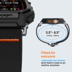 SPIGEN LITE FIT ”PRO” narukvica/zaštita za APPLE WATCH ULTRA 1 / 2 (49 mm) MATTE BLACK - Slika 3