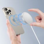 TECH-PROTECT QI15W-A34 MAGNETIC MAGSAFE bežični punjač (bijeli) - Slika 7