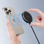 TECH-PROTECT QI15W-A33 MAGNETIC MAGSAFE bežični punjač (crni) - Slika 9