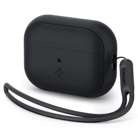 SPIGEN SILICONE FIT STRAP zaštita za APPLE AIRPODS PRO 1 / 2 (crna) - Slika 1
