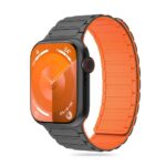 TECH-PROTECT ICONBAND MAGNETIC narukvica APPLE WATCH 4 / 5 / 6 / 7 / 8 / 9 / SE / ULTRA 1 / 2 (42 / 44 / 45 / 49 mm) TITANIUM/ORANGE