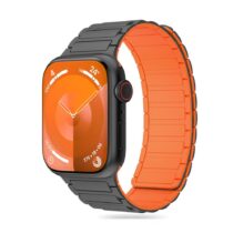TECH-PROTECT ICONBAND MAGNETIC narukvica APPLE WATCH 4 / 5 / 6 / 7 / 8 / 9 / SE / ULTRA 1 / 2 (42 / 44 / 45 / 49 mm) TITANIUM/ORANGE