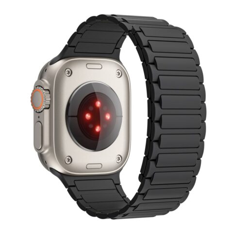 10 TECH-PROTECT ICONBAND MAGNETIC narukvica APPLE WATCH 4 / 5 / 6 / 7 / 8 / 9 / SE / ULTRA 1 / 2 (42 / 44 / 45 / 49 mm) crna - Slika 3