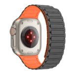 TECH-PROTECT ICONBAND MAGNETIC narukvica APPLE WATCH 4 / 5 / 6 / 7 / 8 / 9 / SE / ULTRA 1 / 2 (42 / 44 / 45 / 49 mm) TITANIUM/ORANGE - Slika 2
