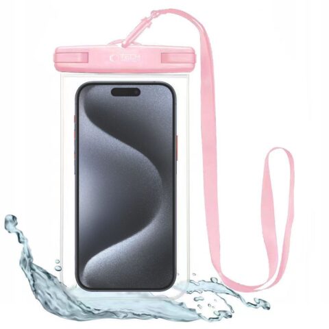 TECH-PROTECT UWC7 vodootporna torbica za mobitele 6,9" inča (PINK) - Slika 1
