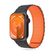 TECH-PROTECT ICONBAND MAGNETIC narukvica APPLE WATCH 4 / 5 / 6 / 7 / 8 / 9 / SE / ULTRA 1 / 2 (42 / 44 / 45 / 49 mm) BLACK/ORANGE