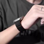 TECH-PROTECT ICONBAND MAGNETIC narukvica APPLE WATCH 4 / 5 / 6 / 7 / 8 / 9 / SE / ULTRA 1 / 2 (42 / 44 / 45 / 49 mm) TITANIUM/ORANGE - Slika 5