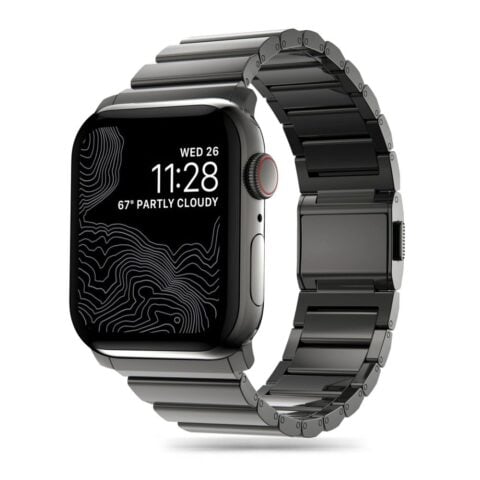 TECH-PROTECT STEELBAND narukvica APPLE WATCH 4 / 5 / 6 / 7 / 8 / 9 / SE / ULTRA 1 / 2 (42 / 44 / 45 / 49mm) CRNA - Slika 1