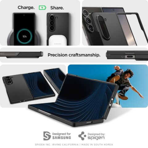 SPIGEN AIRSKIN zaštita za Samsung GALAXY Z FOLD 6 (crna) - Slika 15