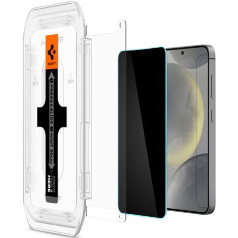3 2x SPIGEN GLAS.TR ”EZ FIT” za Samsung S24 (PRIVACY) metalizirano - Slika 4