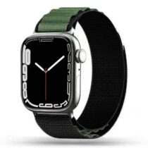 TECH-PROTECT NYLON PRO narukvica APPLE WATCH 6 / 7 / 8 / SE / ULTRA (42 / 44 / 45 / 49 mm) BLACK / MILITARY GREEN