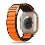 TECH-PROTECT NYLON PRO narukvica APPLE WATCH 4 / 5 / 6 / 7 / 8 / SE / ULTRA (42 / 44 / 45 / 49 mm) BLACK / ORANGE
