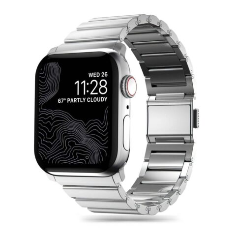 TECH-PROTECT STEELBAND narukvica APPLE WATCH 4 / 5 / 6 / 7 / 8 / 9 / SE / ULTRA 1 / 2 (42 / 44 / 45 / 49mm) SILVER - Slika 1