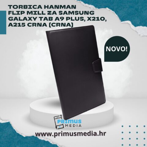 White and Blue Modern Shoes Product Sale Instagram Post (1) TORBICA HANMAN flip mill SAMSUNG GALAXY TAB A9 PLUS, X210, A215 (CRNA) - Slika 1