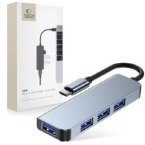 TECH-PROTECT V1-HUB ADAPTER 4 u 1 (sivi)