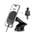 Tech-Protect MM15W-V1 MAGNETIC MAGSAFE DASHBOARD & VENT bežični punjač 15W - Slika 3