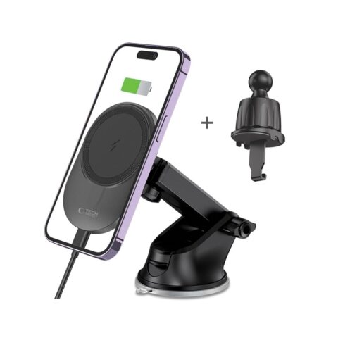 Tech-Protect MM15W-V1 MAGNETIC MAGSAFE DASHBOARD & VENT bežični punjač 15W - Slika 3