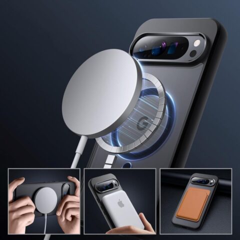 TECH-PROTECT MAGMAT MAGSAFE zaštita GOOGLE PIXEL 9 / 9 PRO (MATTE BLACK) - Slika 3