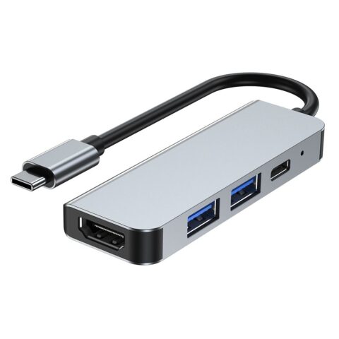 4 TECH-PROTECT V2-HUB ADAPTER 4 u 1 (sivi) - Slika 5