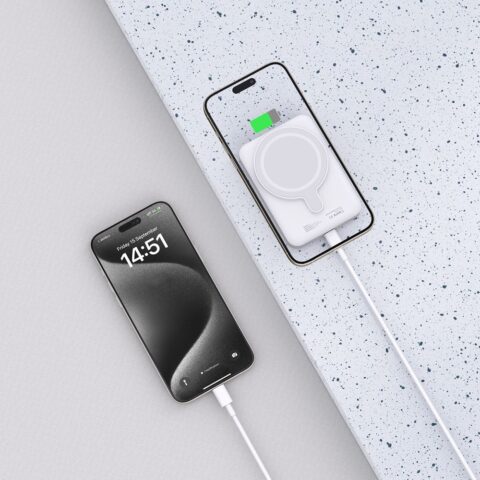 6 TECH-PROTECT PB11 LIFEMAG MAGSAFE POWER BANK 10.000 mAh (bijela) - Slika 5