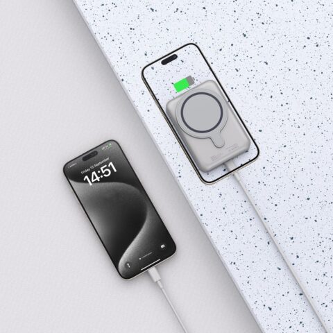 TECH-PROTECT PB11 LIFEMAG MAGSAFE POWER BANK 10.000 mAh (TITANIUM) - Slika 7