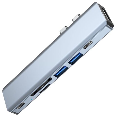 7 TECH-PROTECT V5-HUB ADAPTER 7 u 1 (sivi) - Slika 7