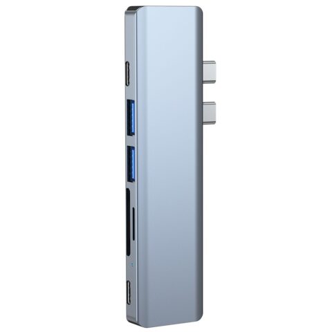 8 TECH-PROTECT V5-HUB ADAPTER 7 u 1 (sivi) - Slika 8