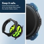 CASEOLOGY VAULT zaštita za SAMSUNG GALAXY WATCH 7 (44 MM) MATTE BLACK - Slika 9