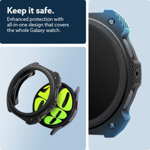 CASEOLOGY VAULT zaštita za SAMSUNG GALAXY WATCH 7 (44 MM) MATTE BLACK - Slika 9