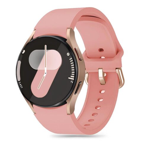1 TECH-PROTECT SILICONE narukvica za SAMSUNG GALAXY WATCH 4 / 5 / 5 PRO / 6 / 7 / FE (DUSTY PINK) - Slika 1