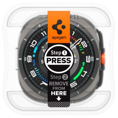 SPIGEN GLAS.TR ”EZ-FIT” 2x kaljena stakla za GALAXY WATCH ULTRA 2024 / 2025 (47 mm) - Slika 12