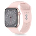 TECH-PROTECT SILICONE narukvica za APPLE WATCH 6 / 7 / 8 / 9 / 10 / SE / ULTRA 1 / 2 (44 / 45 / 46 / 49 mm) LIGHT PINK