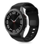 TECH-PROTECT SILICONE LINE narukvica za SAMSUNG GALAXY WATCH 4 / 5 / 5 PRO / 6 / 7 / FE (CRNA)