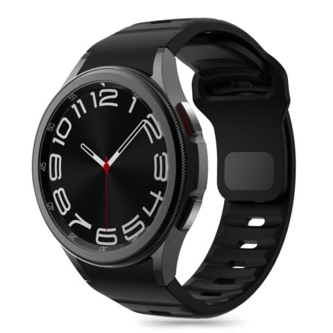 TECH-PROTECT SILICONE LINE narukvica za SAMSUNG GALAXY WATCH 4 / 5 / 5 PRO / 6 / 7 / FE (CRNA) - Slika 1