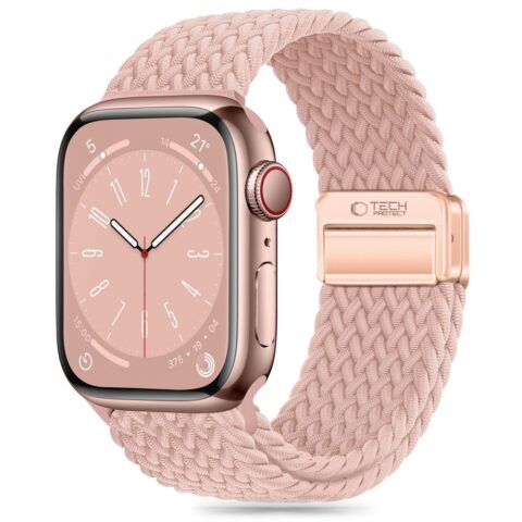 TECH-PROTECT NYLONMAG narukvica za APPLE WATCH 6 / 7 / 8 / 9 / 10 / SE (40 / 41 / 42 mm) DUSTY ROSE - Slika 1