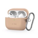TECH-PROTECT SILICONE HOOK zaštita za APPLE AIRPODS PRO 1 / 2 (CAFFE LATTE)
